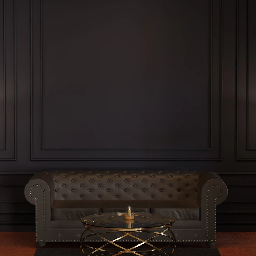 Canape mur noir