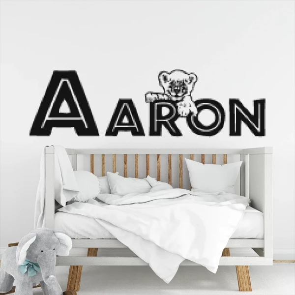 Sticker Aaron Baby leeuw
