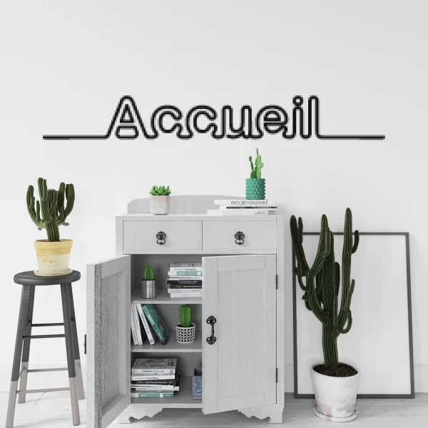 Sticker Accueil - Line