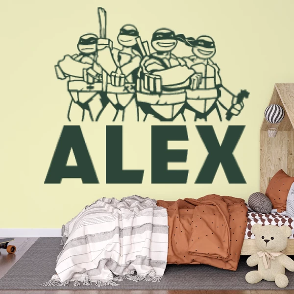 Sticker Alex Ninja Turtles