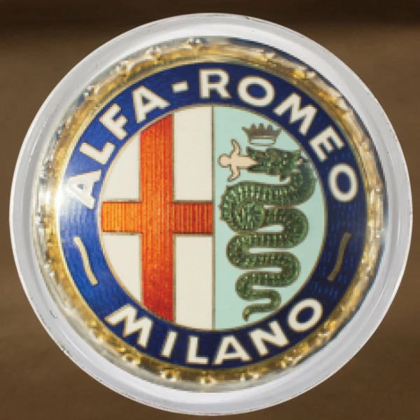 Sticker Alfa Romeo Logo Vintage Printed