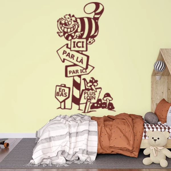 Sticker Alice Bord