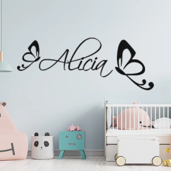 Sticker Alicia Vlinders