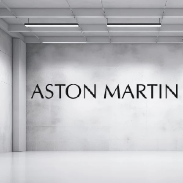 Sticker Aston Martin Tekst