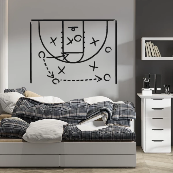 Sticker Basket Ball - Tactiek