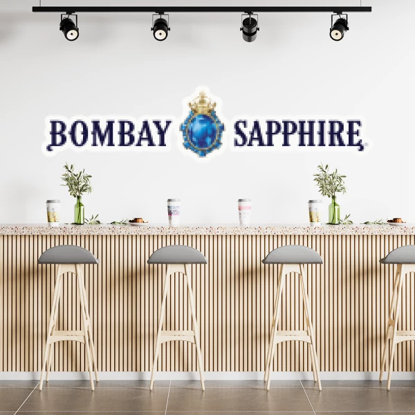Sticker Bombay Sapphire - Printed