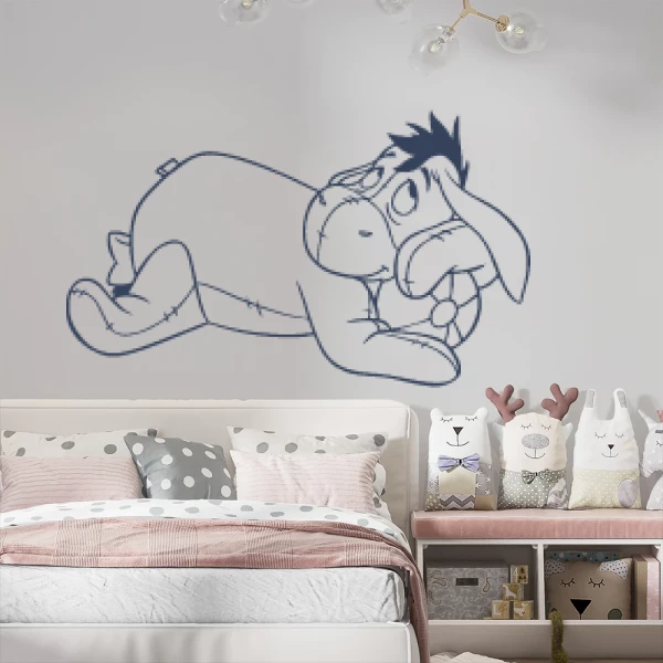 Sticker Eeyore Liggen