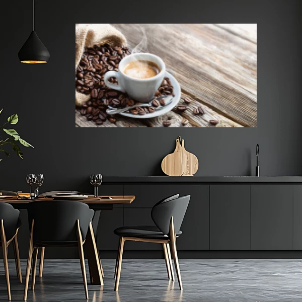Sticker Koffie 3D - Printed