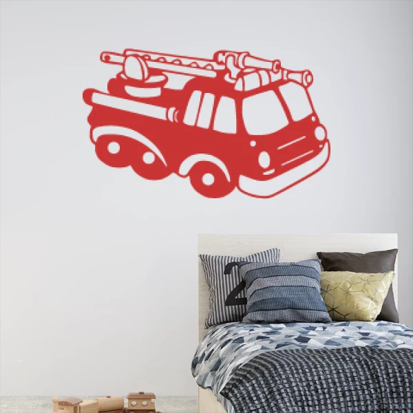Sticker Brandweerwagen