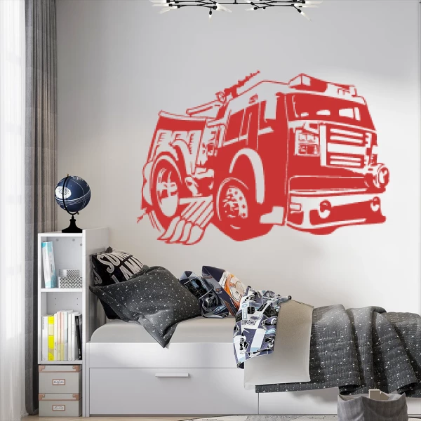 Sticker Brandweerwagen Tuning