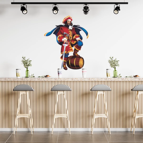 Sticker Captain Morgan Teken - Printed