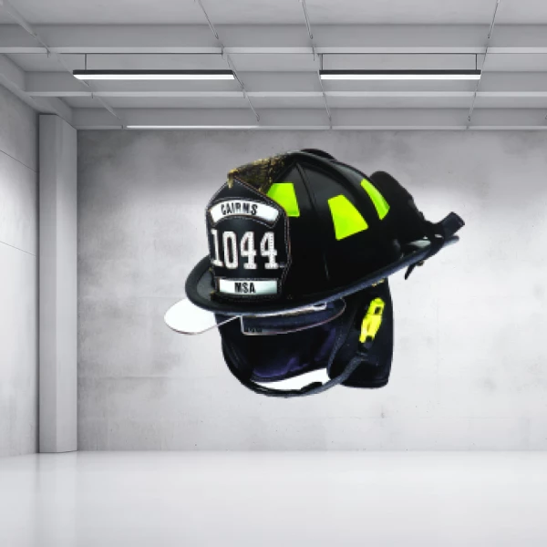 Sticker Helm van de brandweerman 1044 - Printed