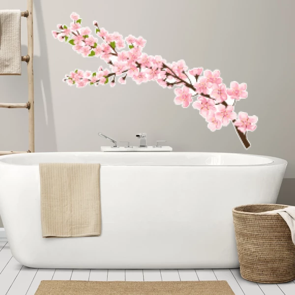 Sticker Japan kersenboom - Printed