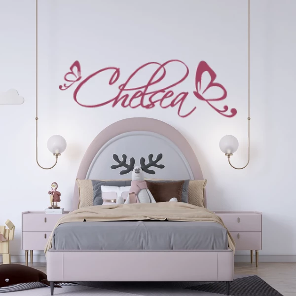 Sticker Chelsea Vlinders