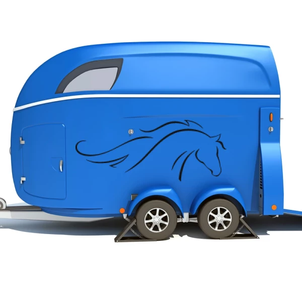 Sticker Paard - Gestileerde hoofd