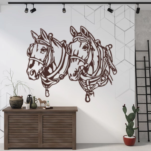 Sticker Trekpaarden