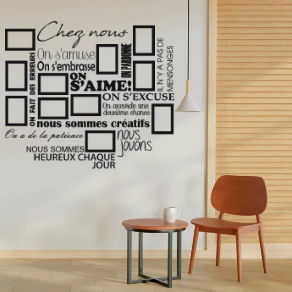 Sticker Chez Nous - Kader