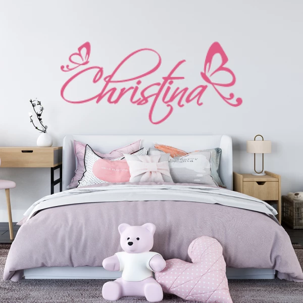 Sticker Christina Vlinders