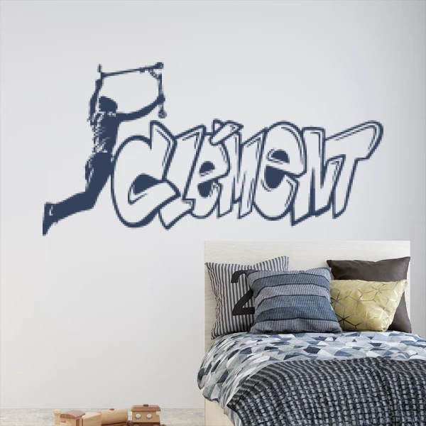 Sticker Clément Graffiti Scooter