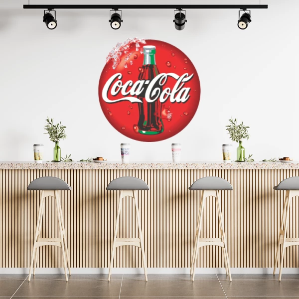 Sticker Coca Cola - Printed
