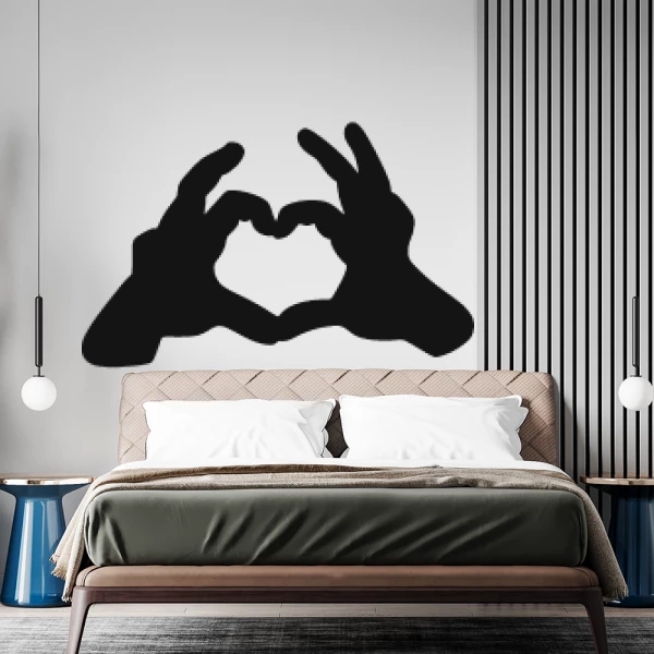 Sticker Hart met Handen