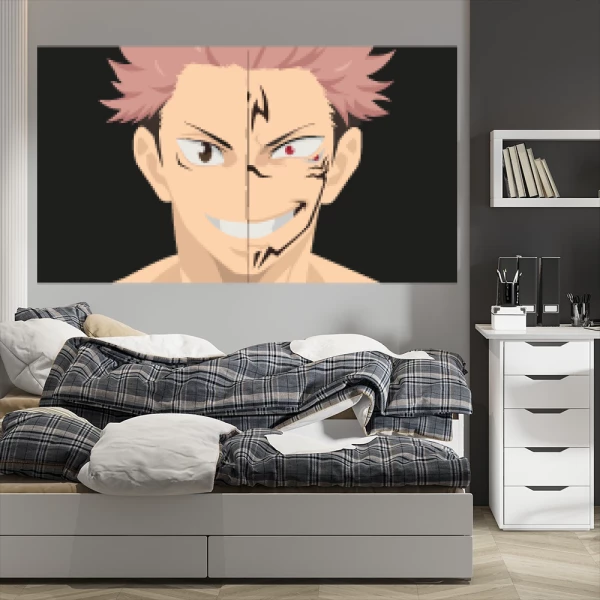 Sticker Crazy Yuji Itadori Jujutsu Kaisen - Printed