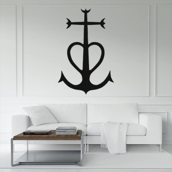 Sticker Kruis Camargue