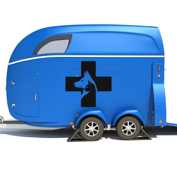 Sticker Veterinaire Kruis 01