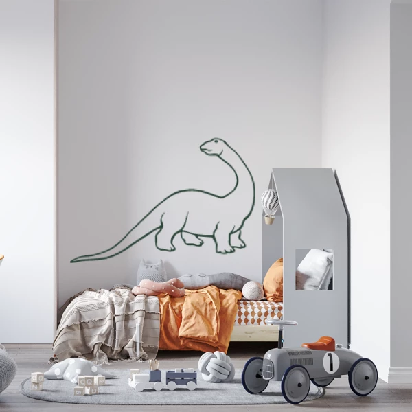 Sticker Dinosaur - lijnen