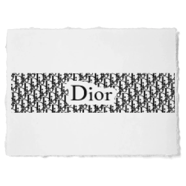 Sticker Dior Pattern Tekst