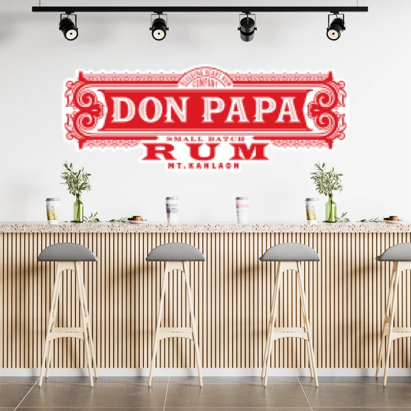 Sticker Don Papa Rum - Printed