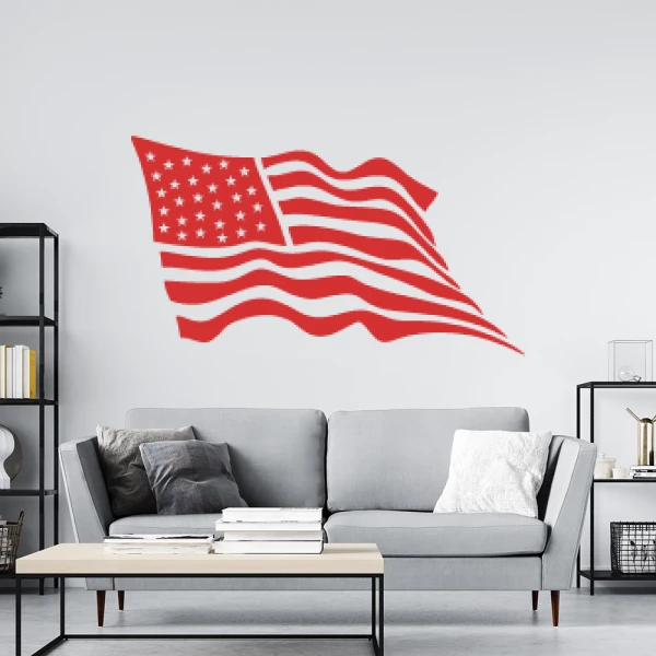 Sticker Vlag USA
