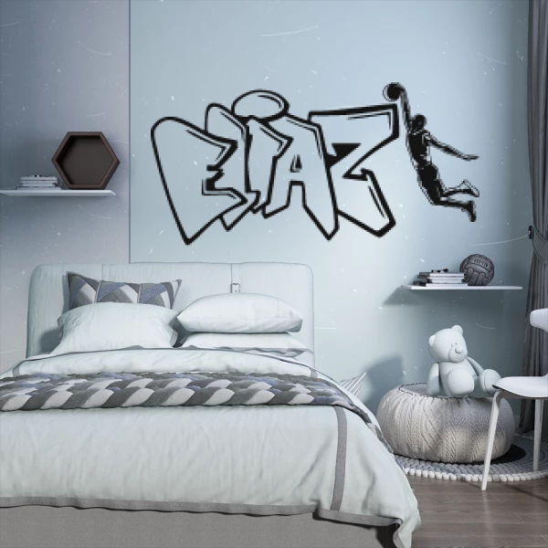 Sticker Eliaz Graffiti Basketball