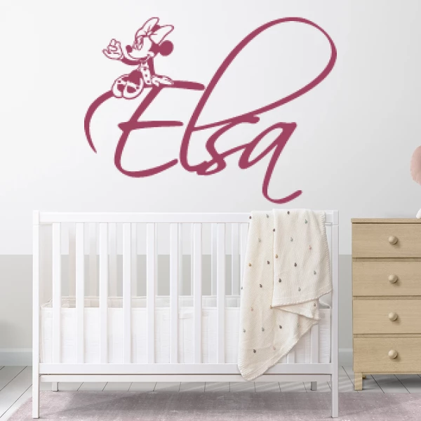 Sticker Elsa Minnie 2