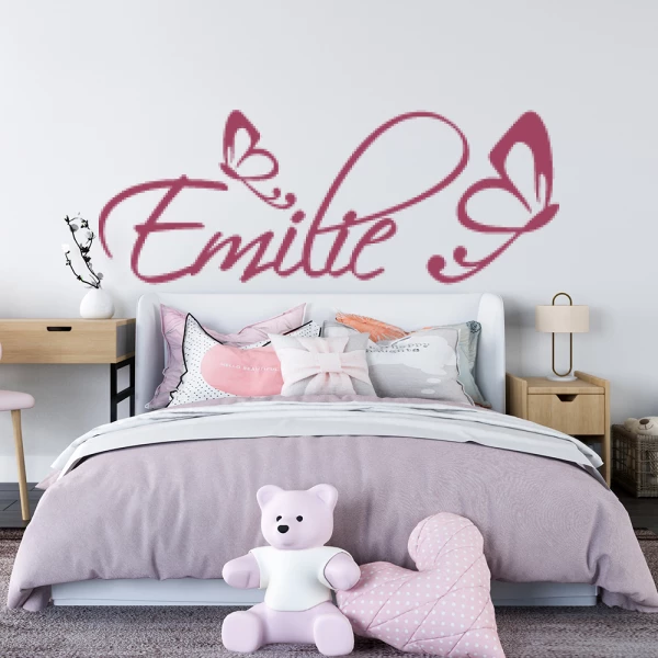 Sticker Emilie Vlinders