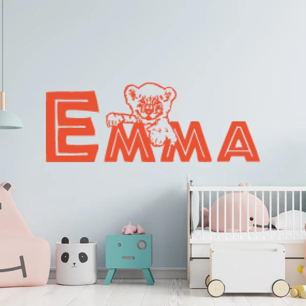Sticker Emma Baby leeuw