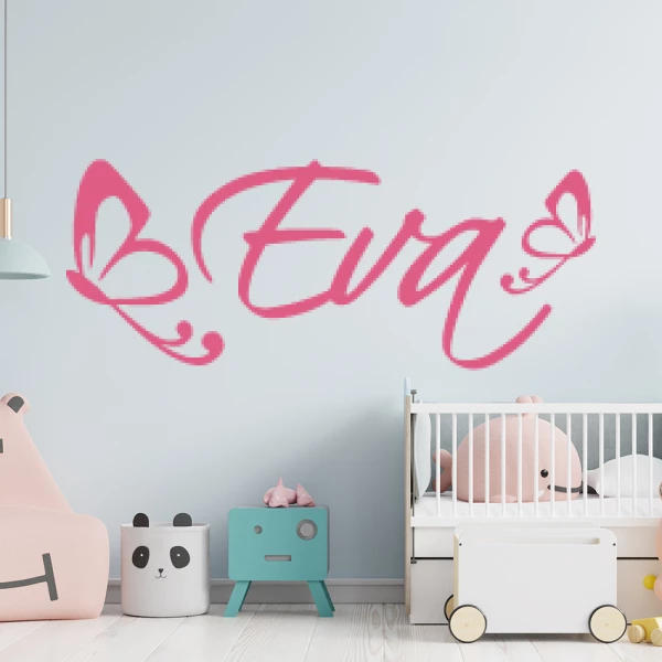 Sticker Eva Vlinders