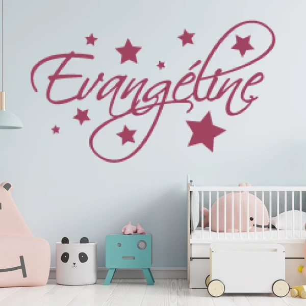 Sticker Evangéline Sterren