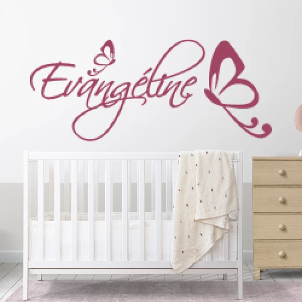 Sticker Evangéline Vlinders