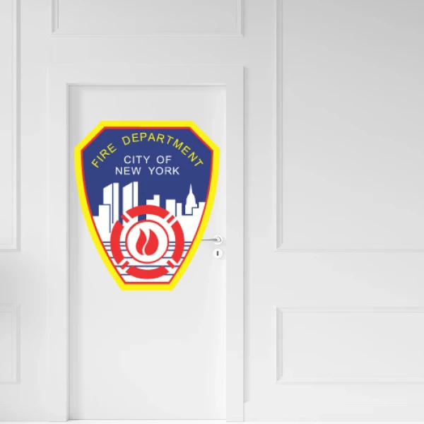 Sticker Fire Department New York - Printed