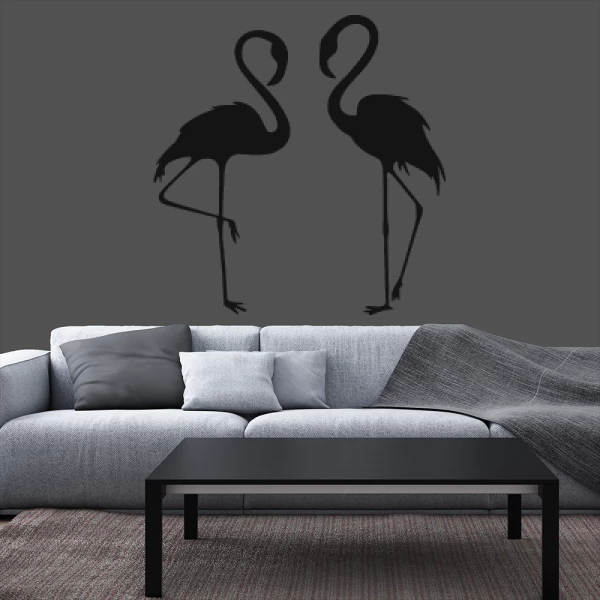 Sticker Pink Flamingo - Paar