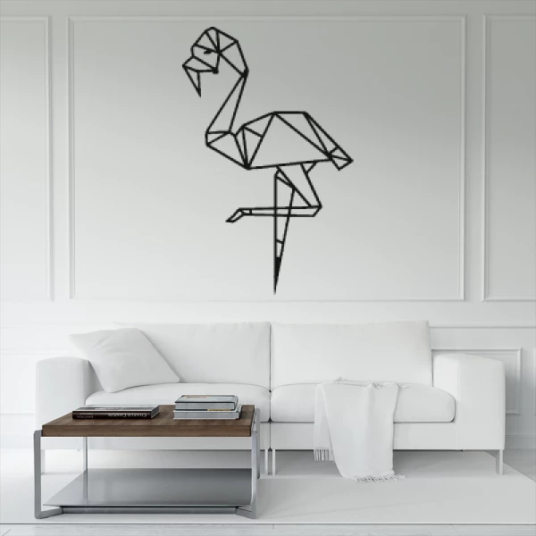 Sticker Flamingo - Origami