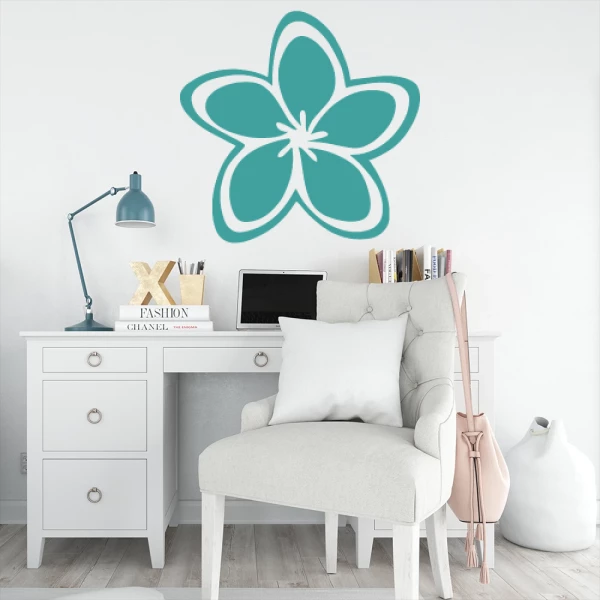 Sticker Bloem Hawaiian