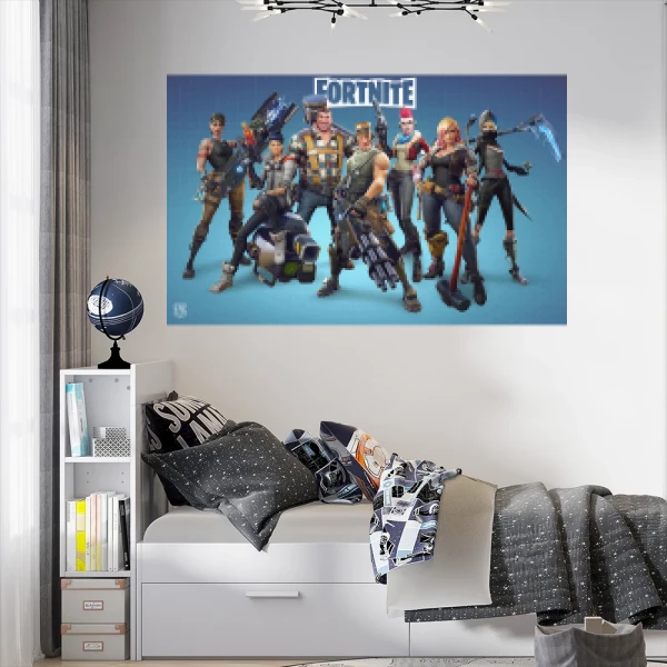 Sticker Fortnite 01 - Printed