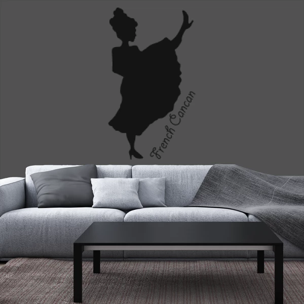 Sticker French Cancan
