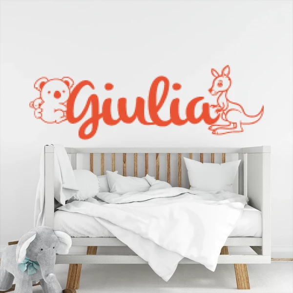 Sticker Giulia Brush Australië