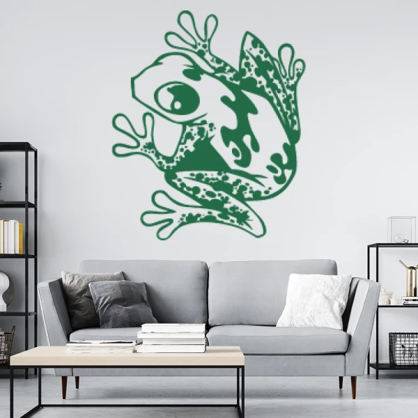 Sticker Tropische Kikker