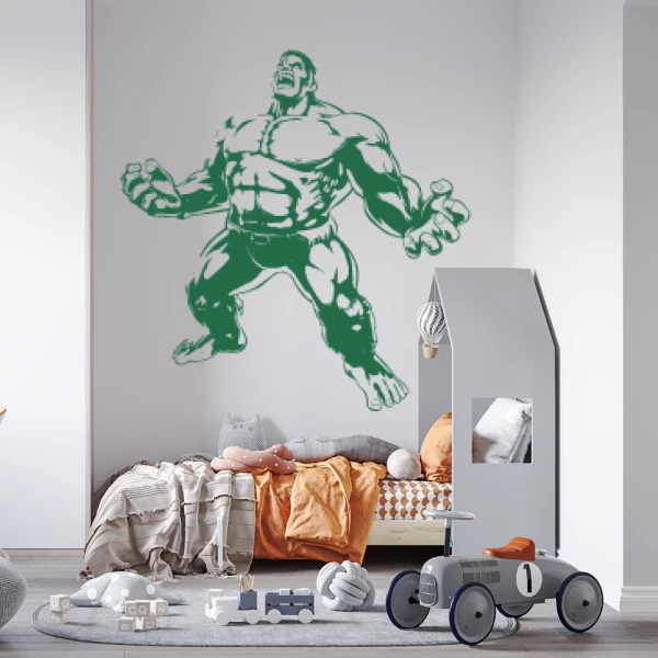 Sticker Hulk Silhouet