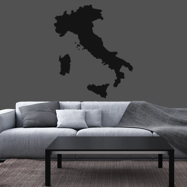 Sticker Italië- Kaart