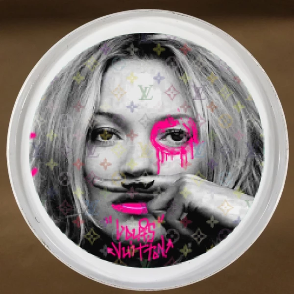Sticker Kate Moss Vuitton  Printed